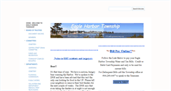 Desktop Screenshot of eagleharbortwp.org